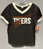 LADIES V-NECK RINGER TEE