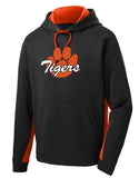 SPORT-WICK FLEECE COLORBLOCK HOODED PULLOVER