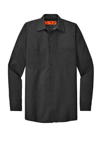 RED KAP LONG SLEEVE INDUSTRIAL WORK SHIRT