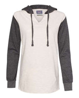 WOMEN'S FRENCH TERRY HOODED PULLOVER