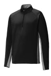 SPORT-WICK STRETCH CONTRAST 1/4 ZIP PULLOVER