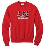 LN BOYS SWIM & DIVE CHAMPION POWERBLEND CREWNECK SWEATSHIRT