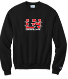 LN BOYS SWIM & DIVE CHAMPION POWERBLEND CREWNECK SWEATSHIRT