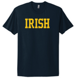 IRISH NEXT LEVEL UNISEX COTTON T-SHIRT - BLOCK