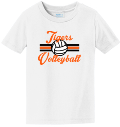 FARMINGTON VOLLEYBALL CLUB WHITE UNISEX JERSEY TEE
