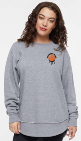 GIRLS 6 BLACK "BASKETBALL MOM ERA" WEEKEND FLEECE