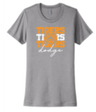 DODGE MIDDLE SCHOOL NEXT LEVEL WOMEN'S COTTON T-SHIRT
