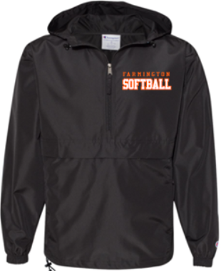 FHS SOFTBALL CHAMPION PACKABLE 1/4 ZIP JACKET
