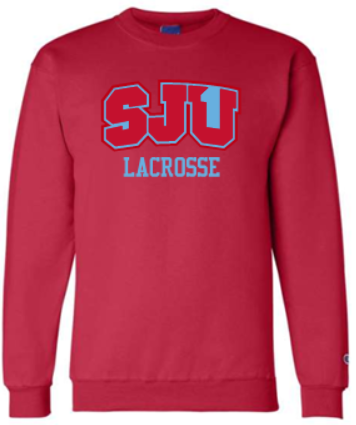 SJU LACROSSE CHAMPION POWERBLEND CREWNECK SWEATSHIRT