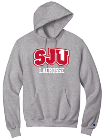 SJU LACROSSE CHAMPION POWERBLEND HOODED SWEATSHIRT