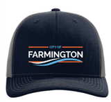 CITY OF FARMINGTON TRUCKER HAT W/EMBROIDERY
