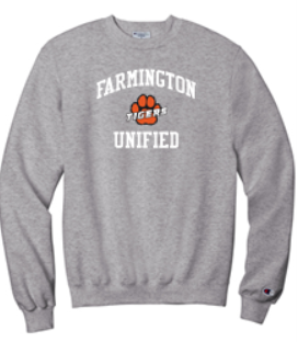 FARMINGTON UNIFIED CHAMPION POWERBLEND CREWNECK SWEATSHIRT