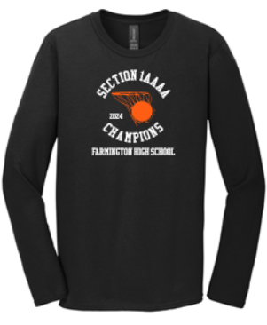 FHS BASKETBALL SECTION CHAMPS YOUTH LONG SLEEVE T-SHIRT