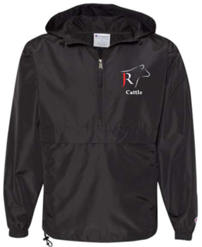 JR CATTLE CHAMPION PACKABLE 1/4 ZIP JACKET