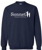 SONNET ADULT HEAVY BLEND CREWNECK SWEATSHIRT-INDIGO OR NAVY
