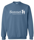 SONNET ADULT HEAVY BLEND CREWNECK SWEATSHIRT-INDIGO OR NAVY