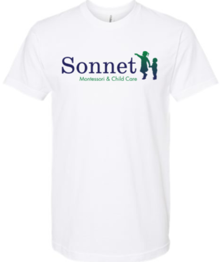 SONNETT UNISEX FINE JERSEY T-SHIRT-WHITE
