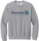 SONNET ADULT HEAVY BLEND CREWNECK SWEATSHIRT-ASH OR SPORT GREY