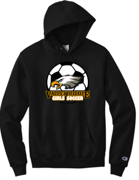 VALLEY SOCCER CHAMPION POWERBLEND HOODED SWEATSHIRT
