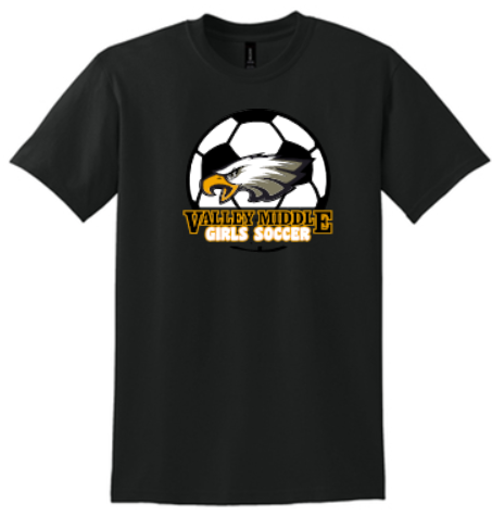 VALLEY SOCCER 50/50 COTTON/POLY TEE