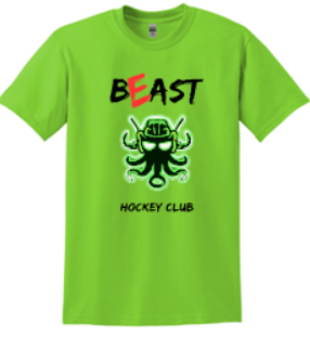 BEAST HOCKEY 50/50 COTTON/POLY TEE