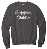 EMPYREAN STABLES CHAMPION POWERBLEND CREWNECK SWEATSHIRT