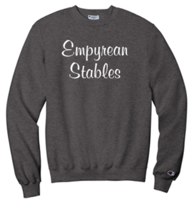 EMPYREAN STABLES CHAMPION POWERBLEND CREWNECK SWEATSHIRT