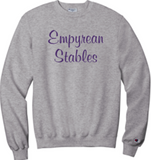 EMPYREAN STABLES CHAMPION POWERBLEND CREWNECK SWEATSHIRT