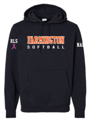 FHS SOFTBALL EMBROIDERED POWERBLEND HOODIE