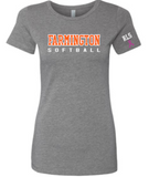 FHS SOFTBALL TEAM NEXT LEVEL WOMEN'S T-SHIRT