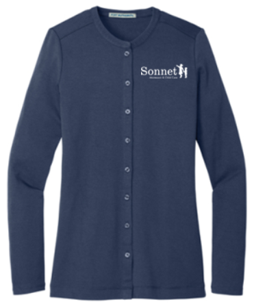 SONNET WOMEN'S CONCEPT STRETCH BUTTON-FRONT CARDIGAN