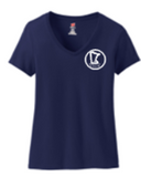 REFUGE RV PARK WOMEN'S PERFECT TEE COTTON V-NECK