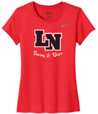 LN GIRLS SWIM & DIVE NIKE LADIES LEGEND TEE