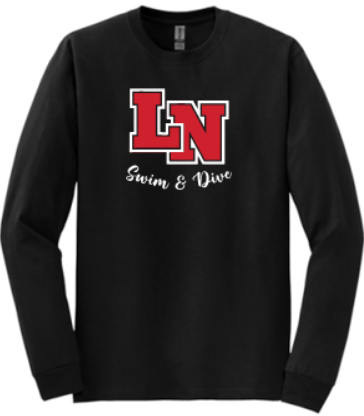LN GIRLS SWIM & DIVE LONG SLEEVE T-SHIRT