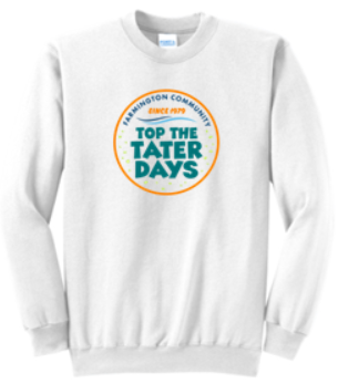 TOP THE TATER DAYS YOUTH FLEECE CREWNECK SWEATSHIRT (2 colors available)