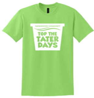 TOP THE TATER DAYS YOUTH 50/50 COTTON/POLY TEE
