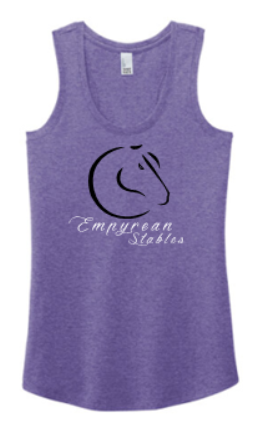 EMPYREAN STABLES WOMEN'S PERFECT TRI RACERBACK TANK