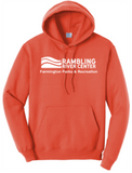 RAMBLING RIVER CENTER HOODED SWEATSHIRT