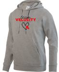 BMVFSC ADULT TEAM VELOCITY HOODED SWEATSHIRT - GREY