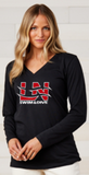 LN BOYS SWIM & DIVE LADIES ESSENTIAL LONG SLEEVE V-NECK TEE