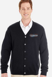 CITY OF FARMINGTON MEN'S V-NECK BUTTON CARDIGAN SWEATER