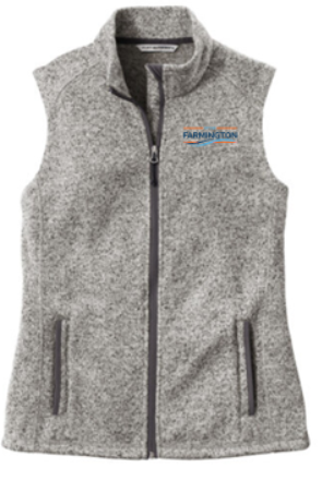 CITY OF FARMINGTON LADIES SWEATER FLEECE VEST