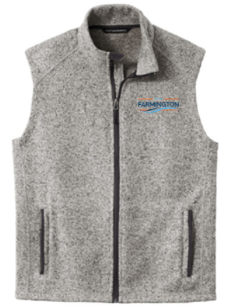 CITY OF FARMINGTON SWEATER FLEECE VEST