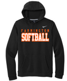 FHS SOFTBALL EMBROIDERED NIKE CLUB HOODIE