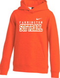 FHS SOFTBALL EMBROIDERED NIKE CLUB HOODIE