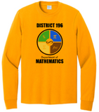 DISTRICT 196 MATHEMATICS LONG SLEEVE CORE COTTON TEE (8 COLORS)