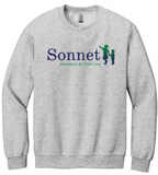 SONNET ADULT HEAVY BLEND CREWNECK SWEATSHIRT-ASH OR SPORT GREY