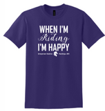 EMPYREAN STABLES "WHEN I'M RIDING" YOUTH & ADULT SOFTSTYLE T-SHIRT