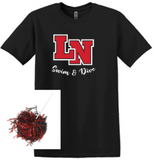 LN GIRLS SWIM & DIVE SUPERFAN T-SHIRT BUNDLE