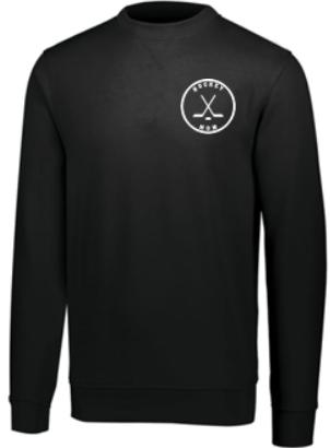 SQUIRT B2 ADULT "STICKS HOCKEY MOM" 60/40 FLEECE CREWNECK SWEATSHIRT